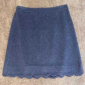 LOFT gray warm skirt